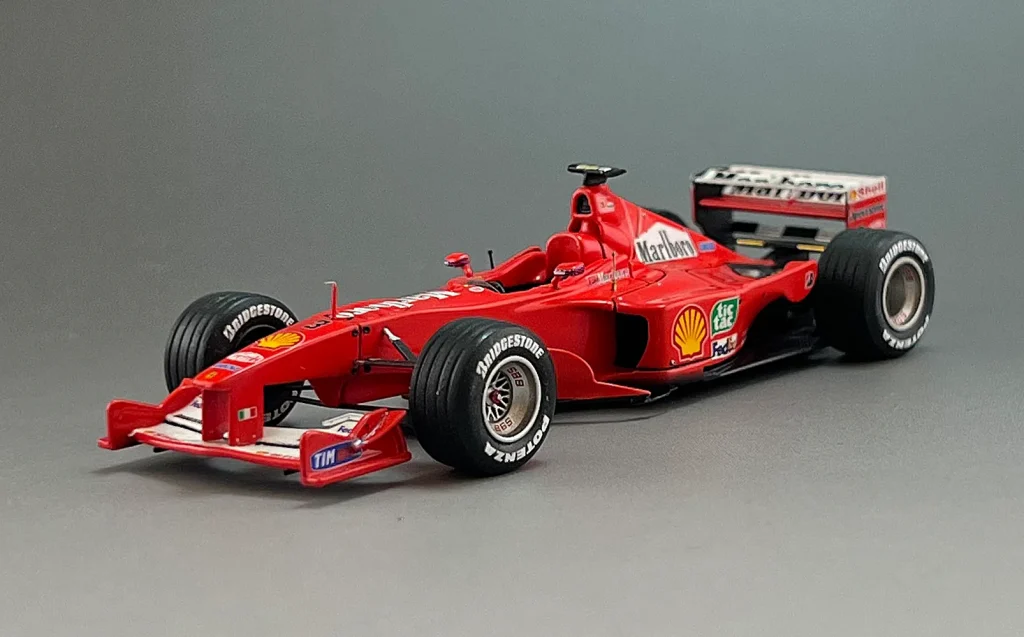 Ferrari F1-2000 completed 1/43 scale model by Taka FUKAMI