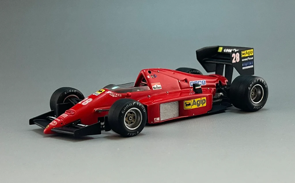Ferrari F1/86 completed 1/43 scale model by Taka FUKAMI