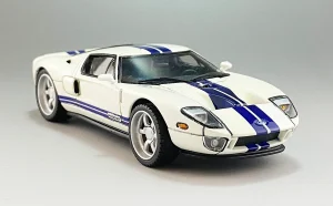 Ford GT 2005 completed 1/43 scale model by Taka FUKAMI