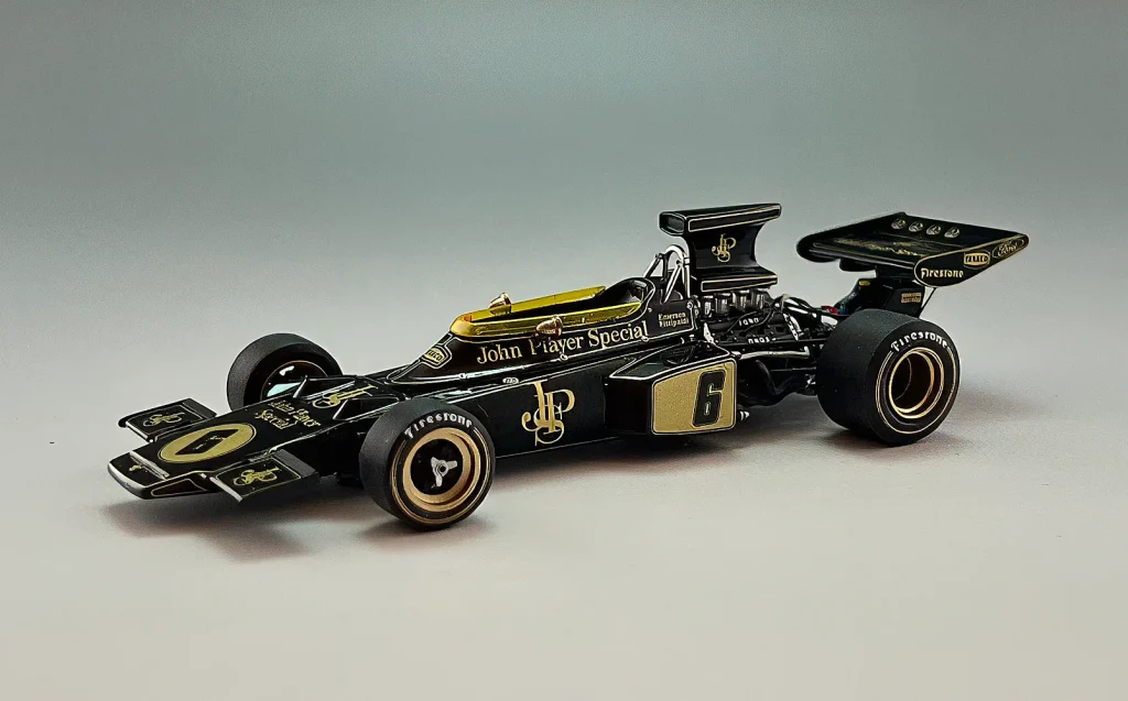 Lotus 72D completed 1/43 scale model by Taka FUKAMI