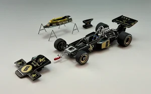 Lotus 72D completed 1/43 scale model by Taka FUKAMI