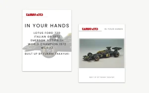 Lotus 72D completed 1/43 scale model by Taka FUKAMI