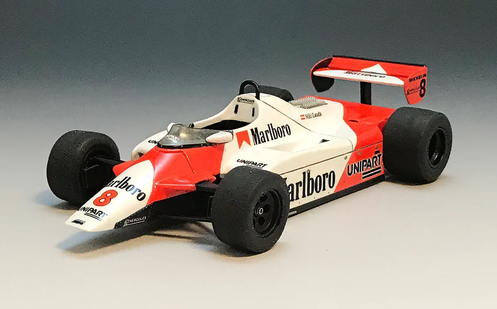 McLaren MP4/1B completed 1/43 scale model by Taka FUKAMI