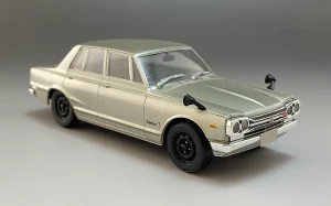 Nissan GT-R (PGC10) 1970 1/43 scale model by Taka FUKAMI