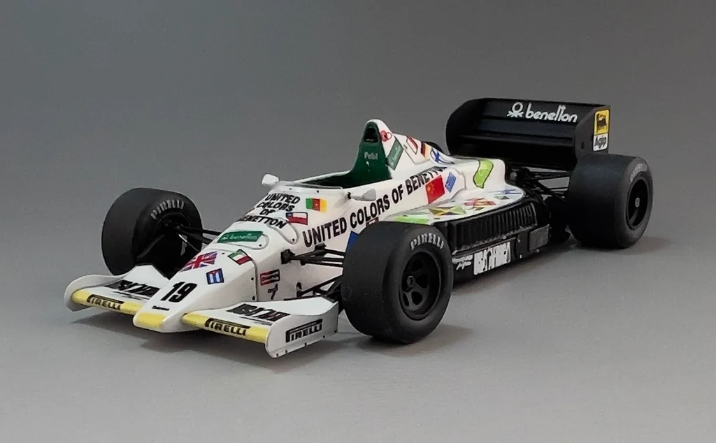 Toleman TG185 completed 1/43 scale model by Taka FUKAMI