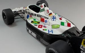 Toleman TG185 completed 1/43 scale model by Taka FUKAMI