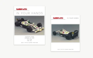 Toleman TG185 completed 1/43 scale model by Taka FUKAMI