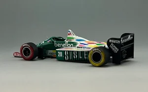 Benetton B186 Detroit GP completed 1/43 scale model by Taka FUKAMI