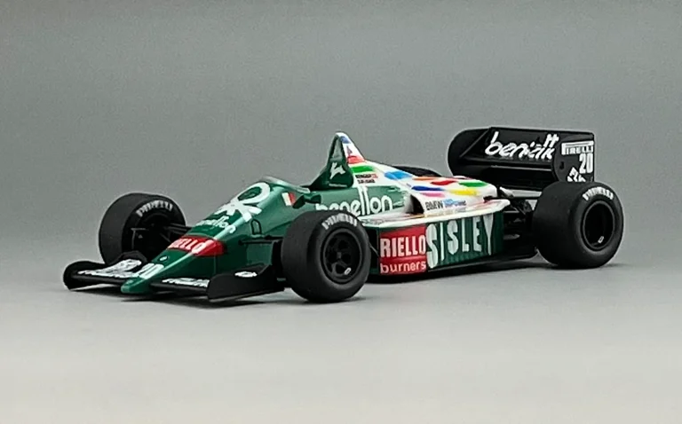 Benetton B186 Mexico GP completed 1/43 scale model by Taka FUKAMI