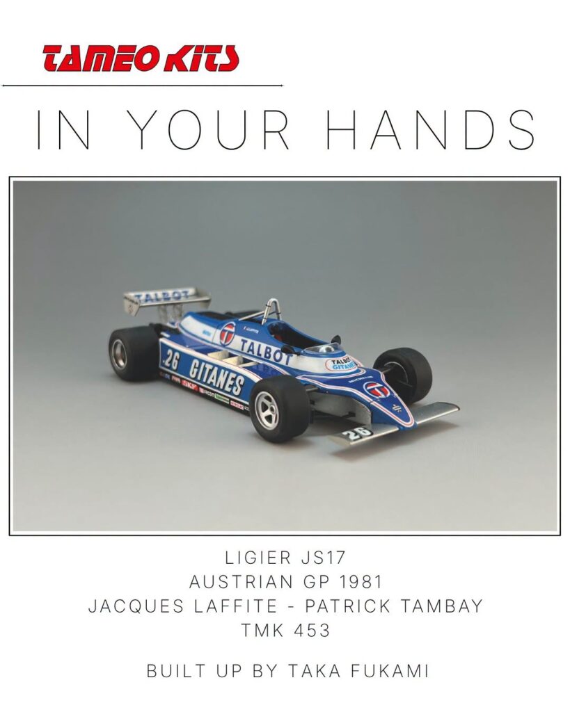 Ligier JS17 Featured on Tameo Kits Facebook