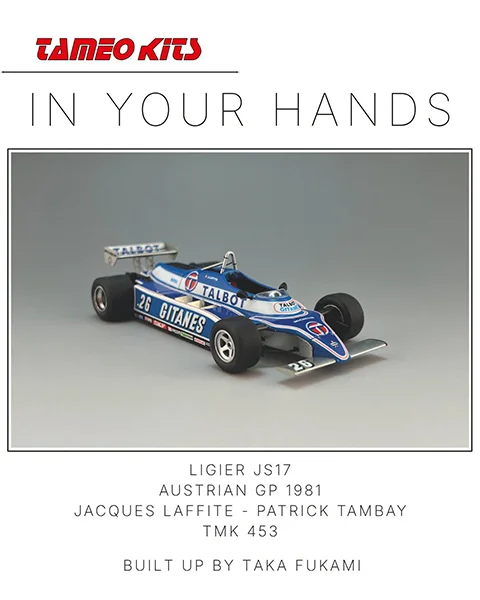 Taka FUKAMI Ligier JS17 featured by Tameo Kits