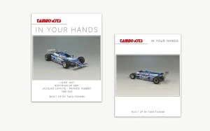 Ligier JS17 #26 Jacques Laffite completed 1/43 scale model by Taka FUKAMI